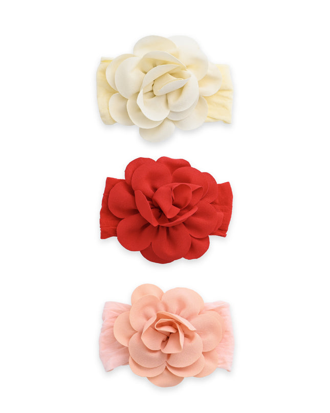kids atelier mimi tutu Multicolor Floral Elastic Headband Set