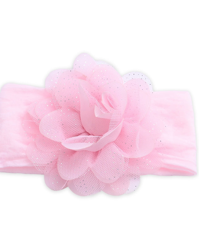kids atelier mimi tutu Multicolor Elastic Glitter Floral Headband Set