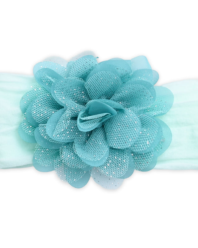 kids atelier mimi tutu Multicolor Elastic Glitter Floral Headband Set