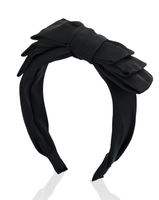 kids atelier mimi tutu Classic Satin Bow Headband