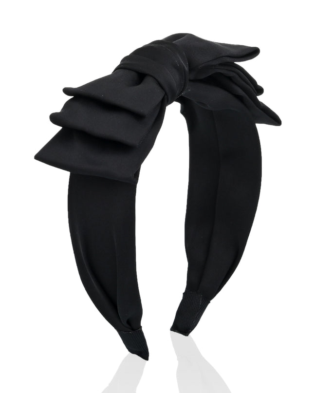 kids atelier mimi tutu Classic Satin Bow Headband