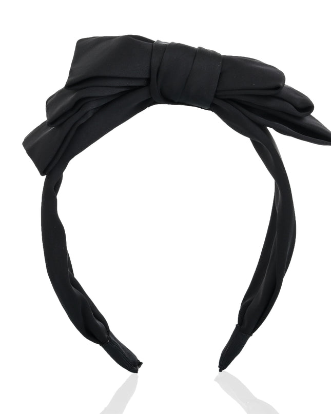 kids atelier mimi tutu Classic Satin Bow Headband