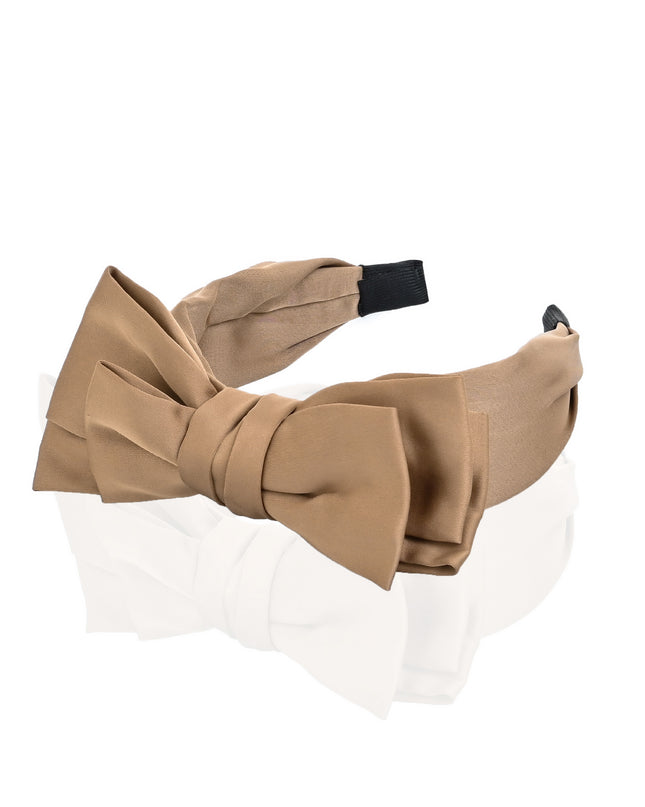 kids atelier mimi tutu Classic Satin Bow Headband