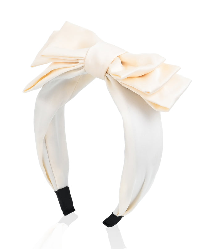 kids atelier mimi tutu Classic Satin Bow Headband