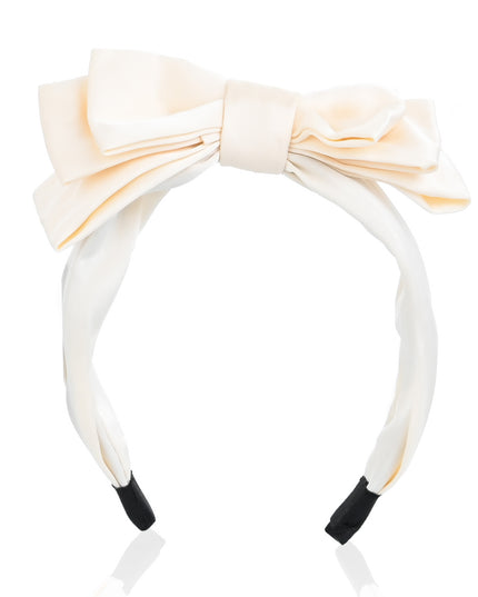 kids atelier mimi tutu Classic Satin Bow Headband