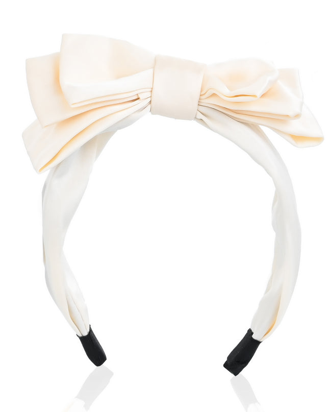 kids atelier mimi tutu Classic Satin Bow Headband