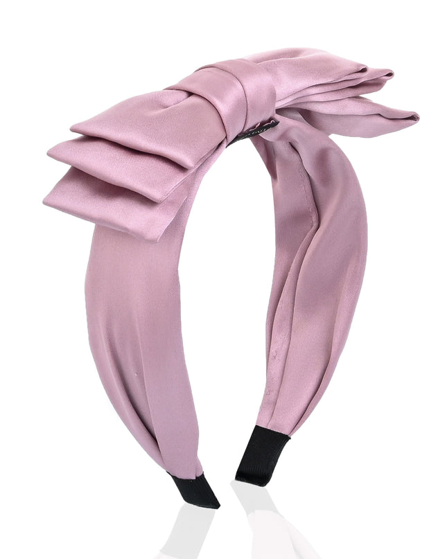 kids atelier mimi tutu Classic Satin Bow Headband