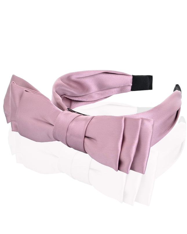 kids atelier mimi tutu Classic Satin Bow Headband