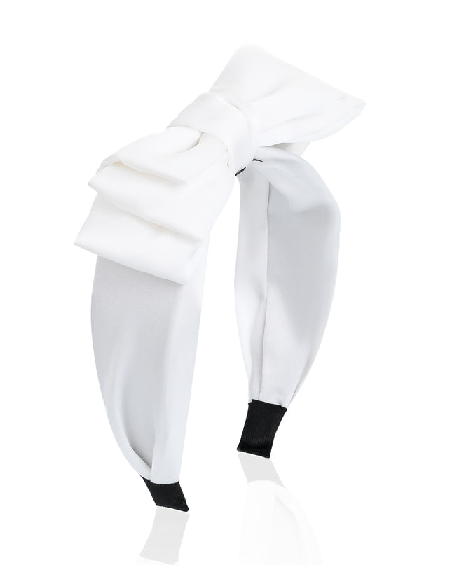 kids atelier mimi tutu Classic Satin Bow Headband