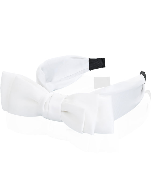 kids atelier mimi tutu Classic Satin Bow Headband