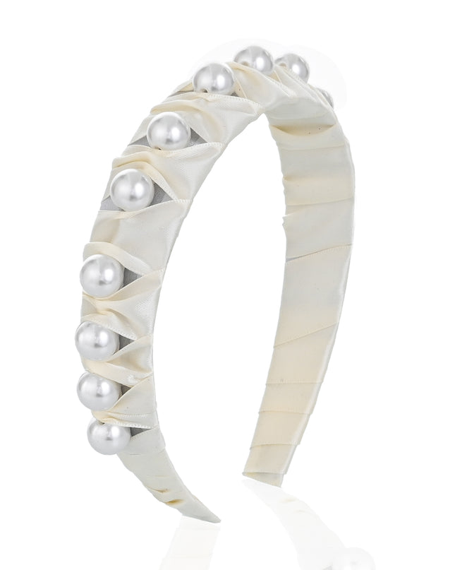 kids atelier mimi tutu Pearl Accent Headband