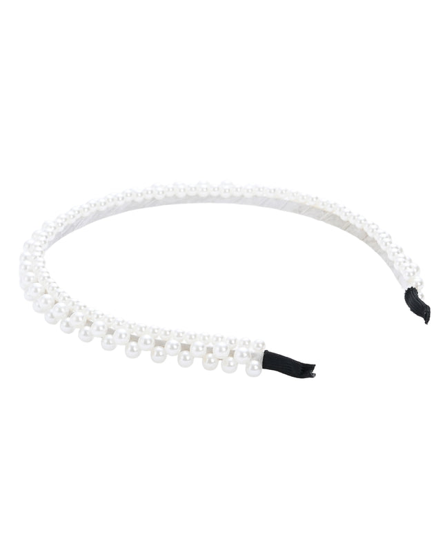 kids atelier mimi tutu Pearl Double-Row Headband