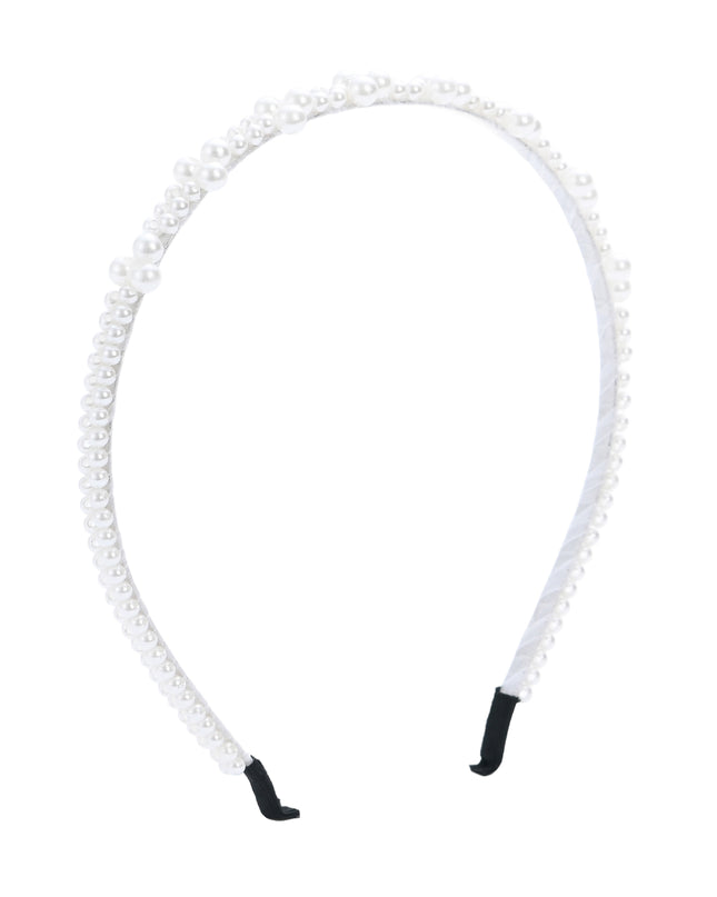 kids atelier mimi tutu Pearl Double-Row Headband