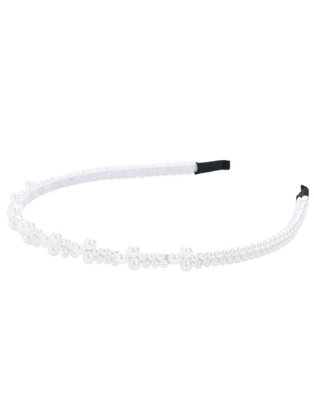 kids atelier mimi tutu Pearl Double-Row Headband