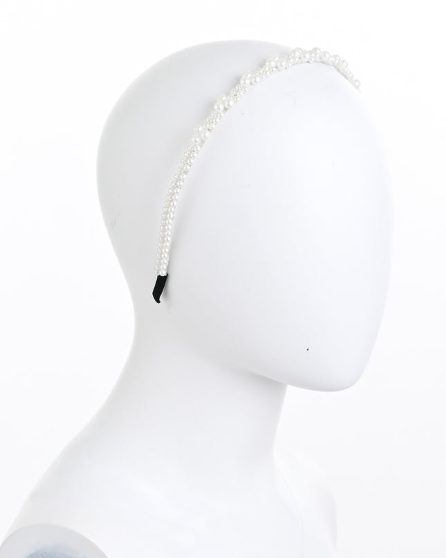 kids atelier mimi tutu Pearl Double-Row Headband
