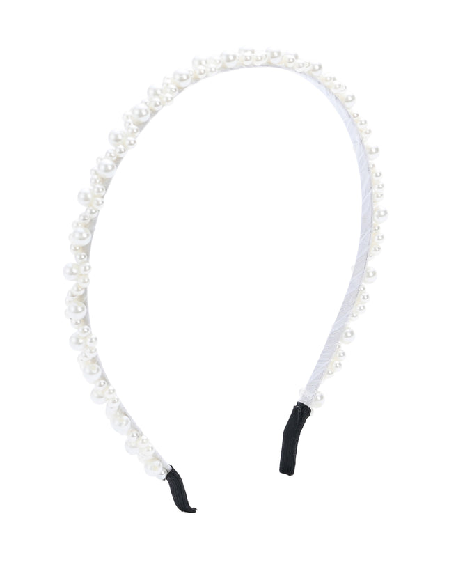 kids atelier mimi tutu Pearl Double-Row Headband