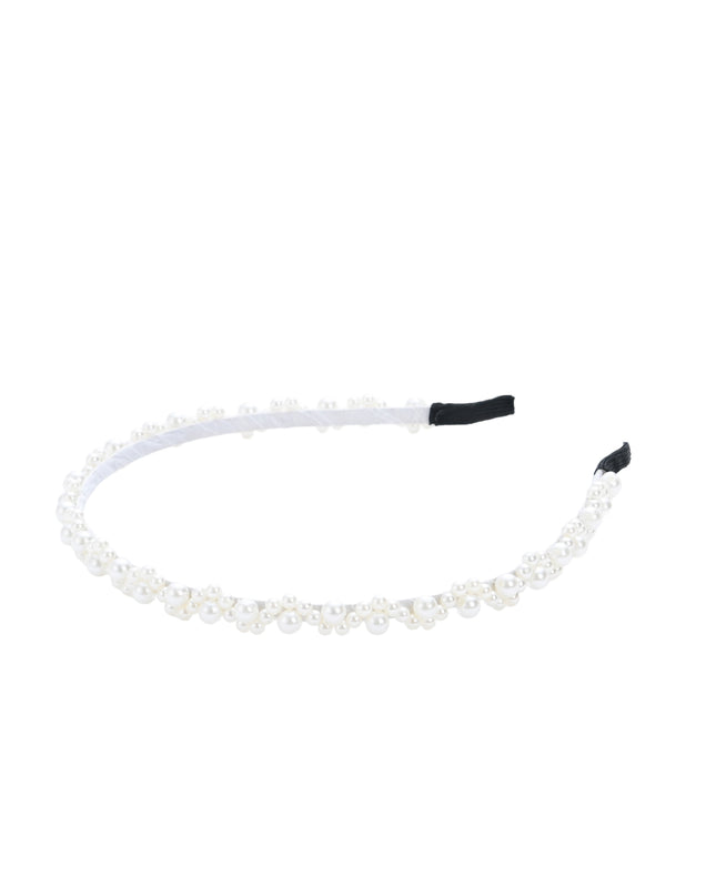 kids atelier mimi tutu Pearl Double-Row Headband
