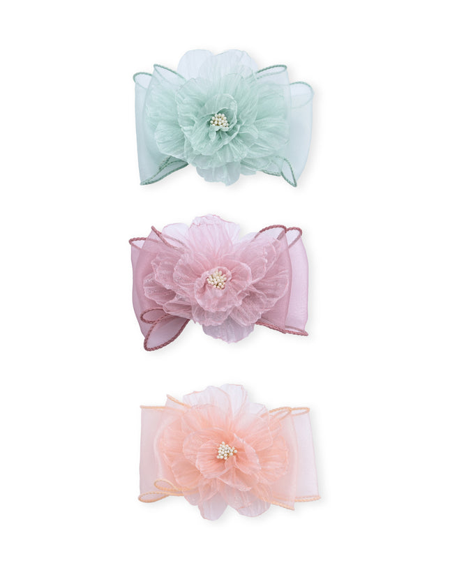 kids atelier mimi tutu Multicolor Flower Hair Clip Set