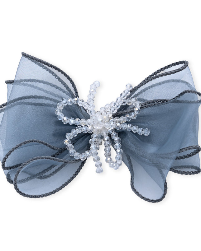 kids atelier mimi tutu Multicolor Beaded Bow Clip Set
