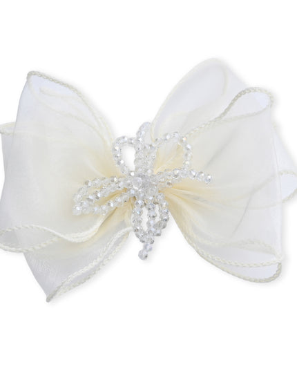 kids atelier mimi tutu Multicolor Beaded Bow Clip Set