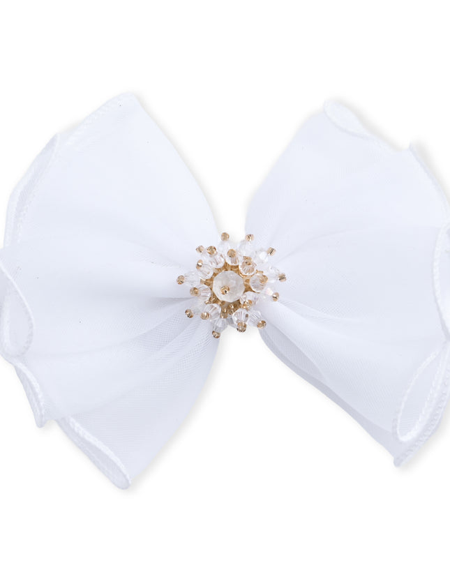 kids atelier mimi tutu Multicolor Pearl Cluster Bow Clip Set