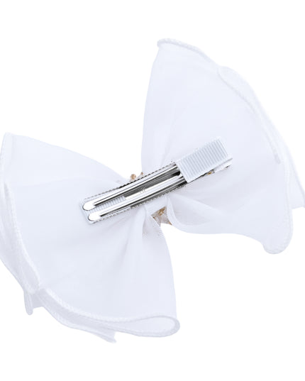 kids atelier mimi tutu Multicolor Pearl Cluster Bow Clip Set