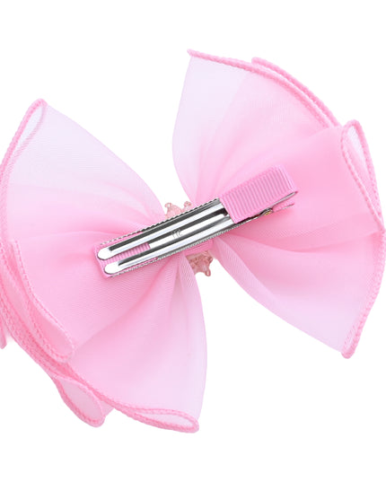 kids atelier mimi tutu Multicolor Pearl Cluster Bow Clip Set