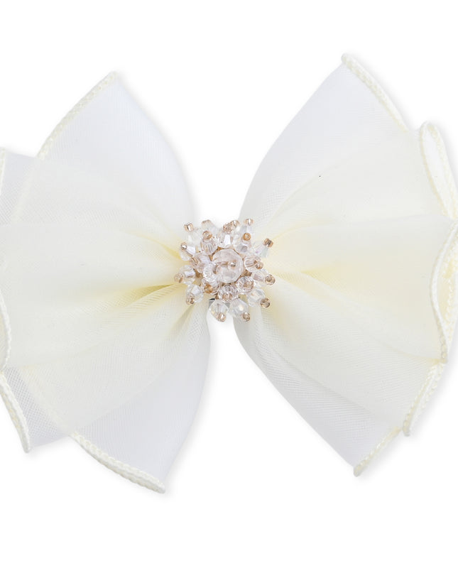 kids atelier mimi tutu Multicolor Pearl Cluster Bow Clip Set