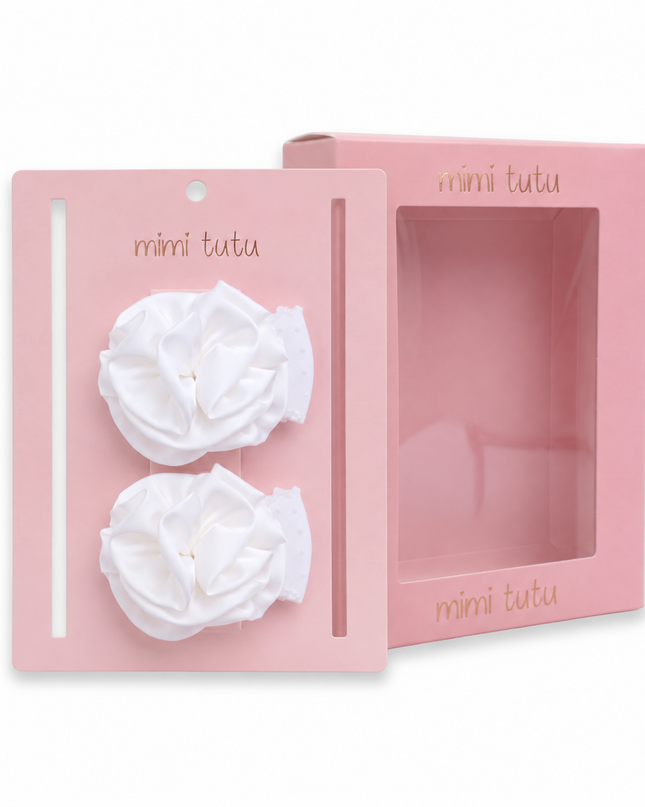 kids atelier mimi tutu Multicolor Bloom Hair Pin Trio