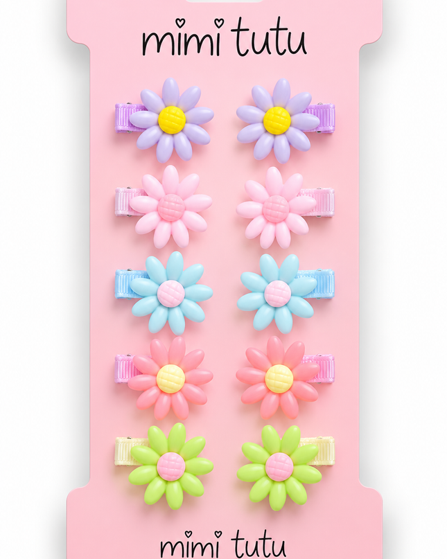 kids atelier mimi tutu Daisy Hair Clip Set