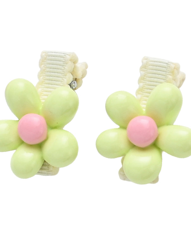 kids atelier mimi tutu Flower Hair Clip Set