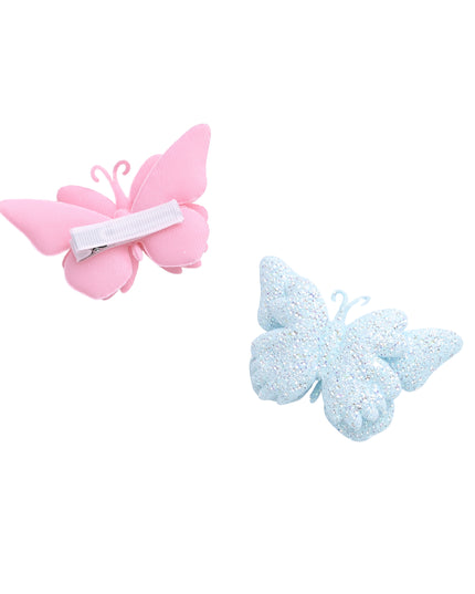 kids atelier mimi tutu Glitter Butterfly Clip Set