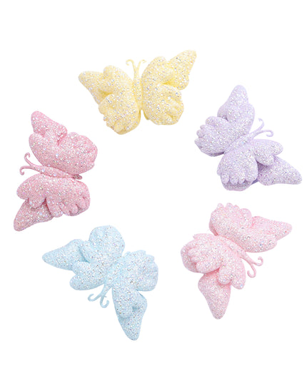 kids atelier mimi tutu Glitter Butterfly Clip Set