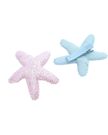kids atelier mimi tutu Textured Starfish Hair Clip Set