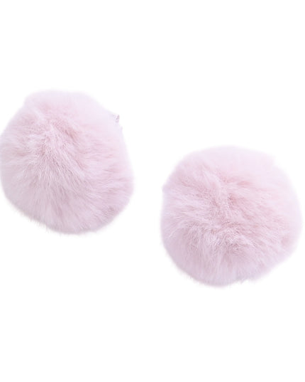 kids atelier mimi tutu Fluffy Pom-Pom Hair Clip Set