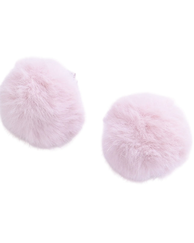 kids atelier mimi tutu Fluffy Pom-Pom Hair Clip Set