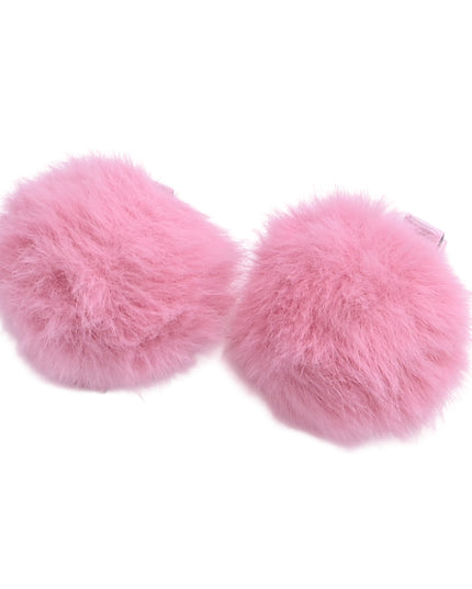 kids atelier mimi tutu Fluffy Pom-Pom Hair Clip Set