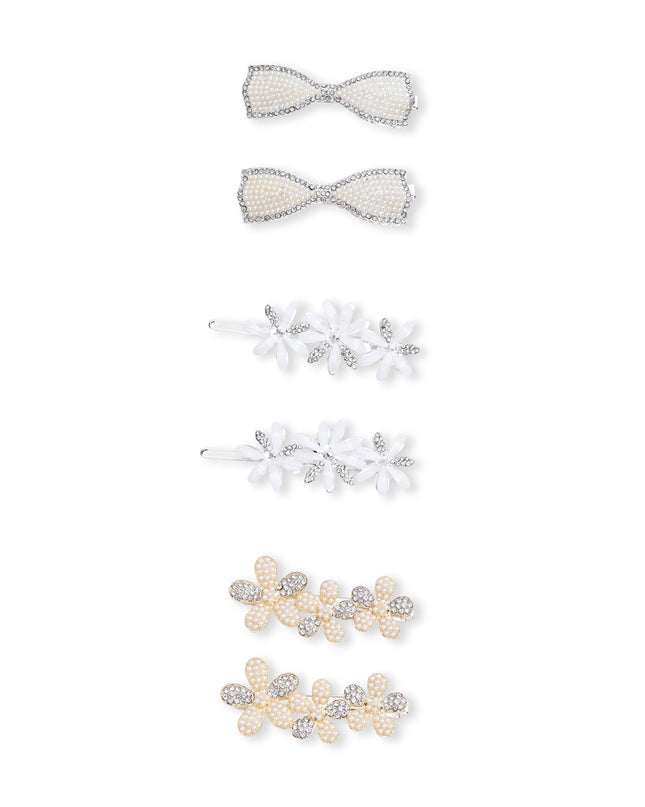 kids atelier mimi tutu Crystal Charm Hair Pin Trio
