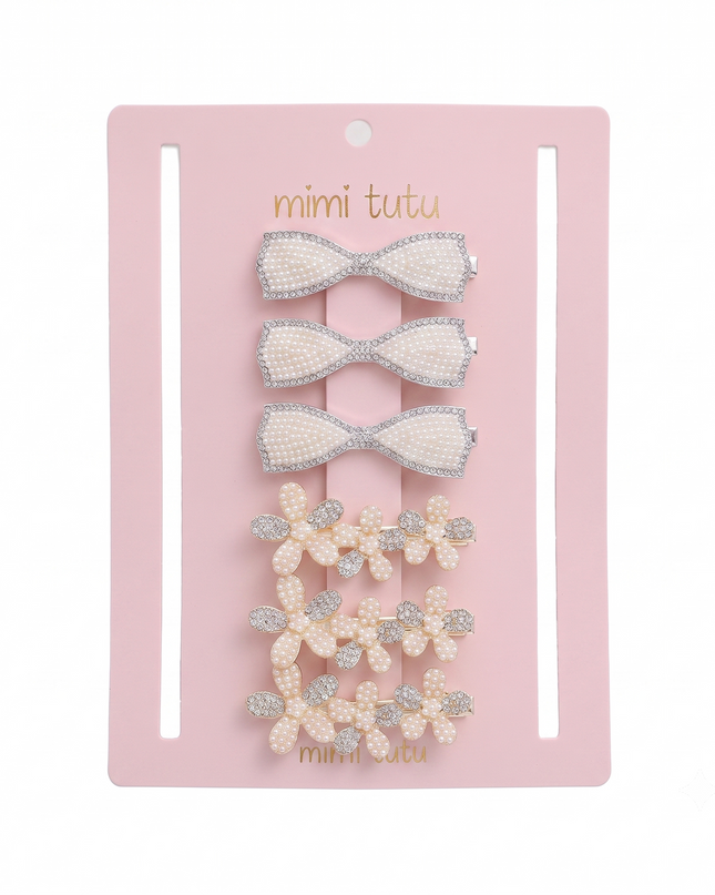 kids atelier mimi tutu Crystal Grace Hair Pin Trio