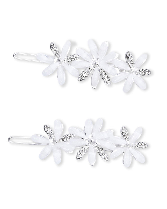 Kids atelier mimi tutu Crystal Flora Hair Pin Trio