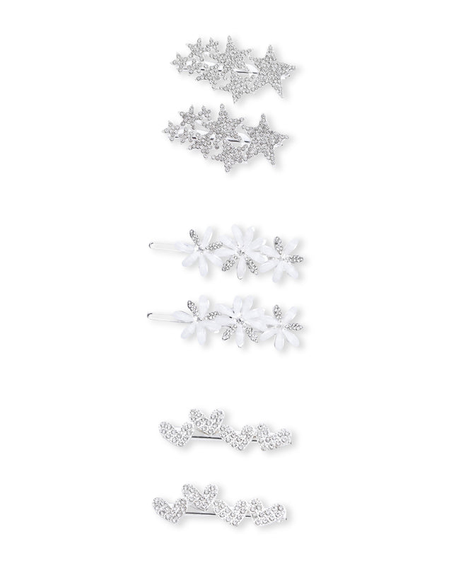 Kids atelier mimi tutu Crystal Star Hair Pin Trio