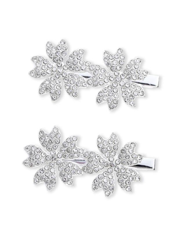 kids atelier mimi tutu Crystal Petal Hair Pin Trio