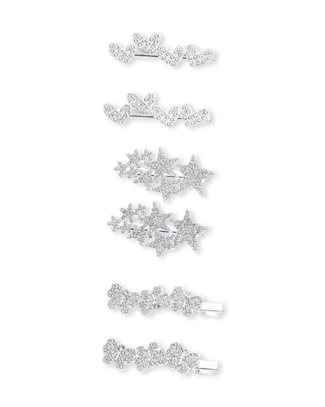 kids atelier mimi tutu Crystal Spark Hair Pin Trio