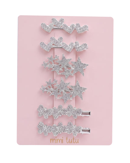 kids atelier mimi tutu Crystal Spark Hair Pin Trio