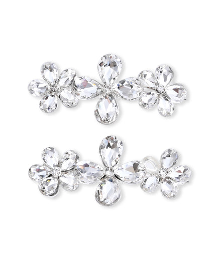 kids atelier mimi tutu Crystal Bloom Hair Pin Trio