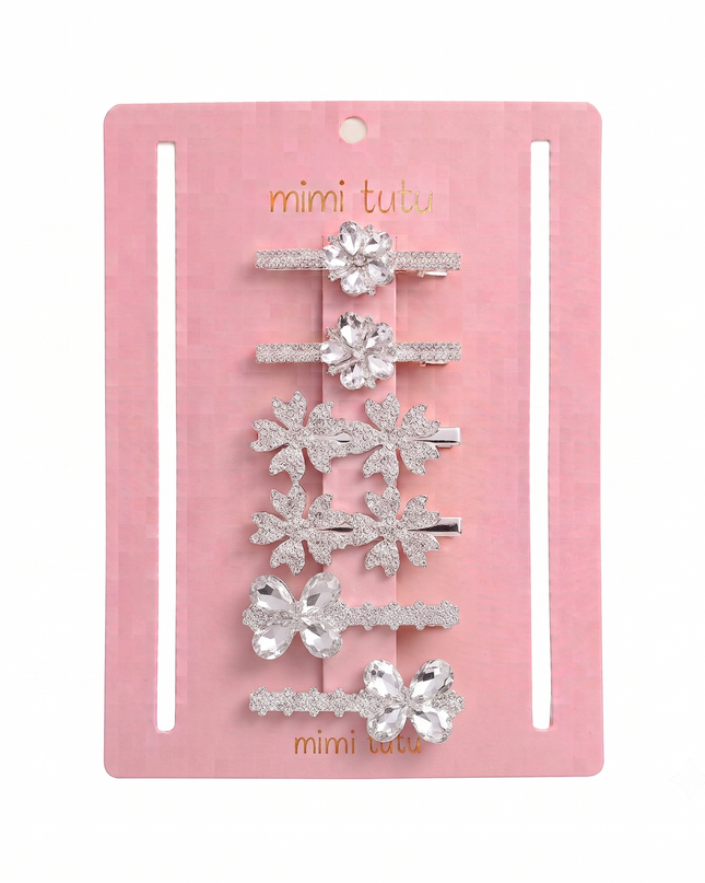 kids atelier mimi tutu Crystal Glimmer Hair Pin Trio