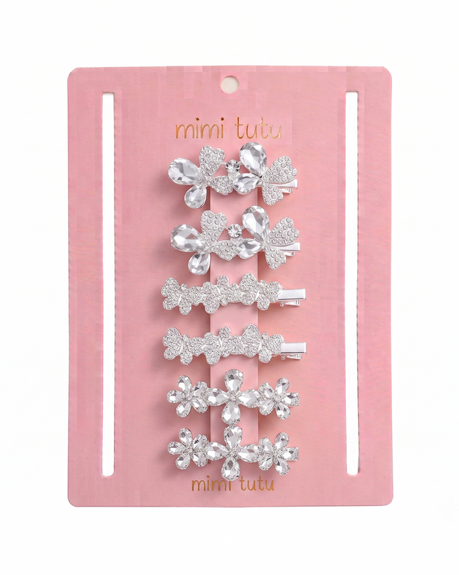 Kids atelier mimi tutu Crystal Radiant Hair Pin Trio