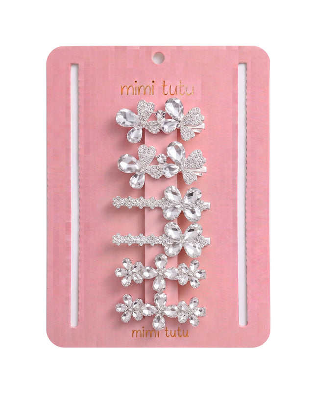 Kids atelier mimi tutu Crystal Aura Hair Pin Trio