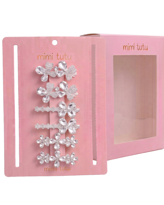 Kids atelier mimi tutu Crystal Aura Hair Pin Trio