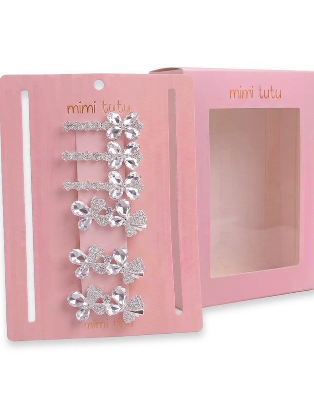 kids atelier mimi tutu Crystal Whisper Hair Pin Trio